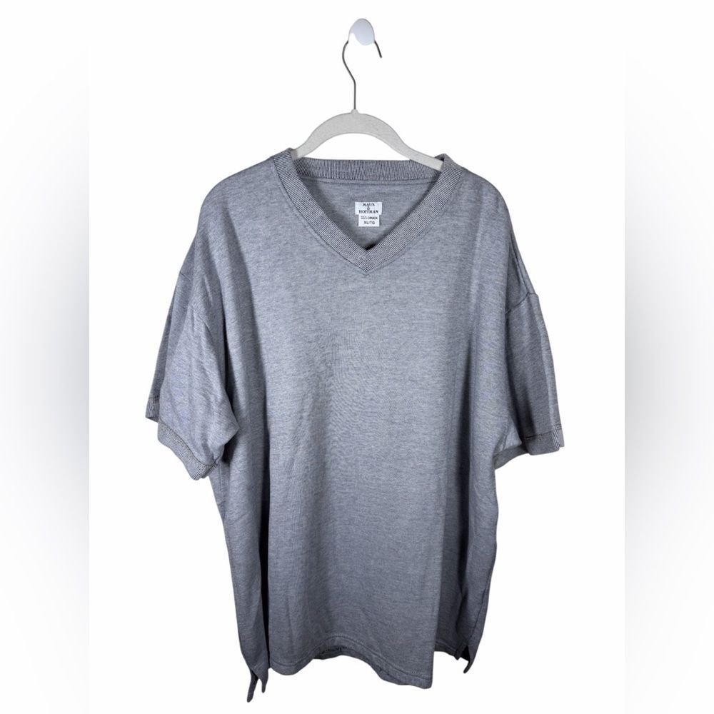 Maus & Hoffman V-Neck Short Sleeve Shirt Size XL